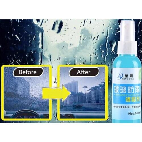 1PC 100ml Anti-fog Agent Waterproof Rainproof Anit-fog spray Car Window Glass Bathroom Cleaner Car Cleaning Car Accessories