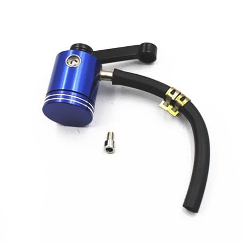 1 Pcs Blue Universal Motorcycle Master Cylinder Fluid Oil Reservoir Front Brake Clutch Tank For Yamaha FZ YZF Kawasaki KLX Ninja