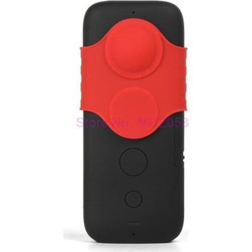 100pcs/lot Camera Lens Silicone Case Fisheye Lens Protector Cover for Insta 360 one x Accessories