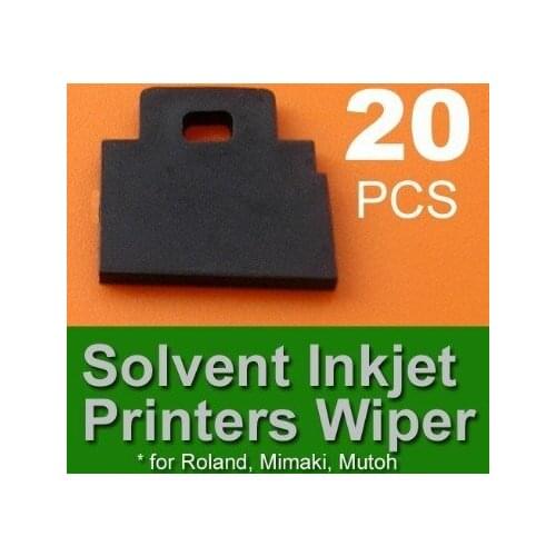 20 PCS Solvent Resistant Cleaning Wiper Blade for Roland Mimaki Mutoh DX2 / DX4 Printer Head - Black