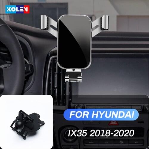 Car Mobile Phone Holder For Hyundai IX35 ix35 2018 2019 2020 Air Vent Outlet Special Mount GPS Navigation Bracket Gravity Stand