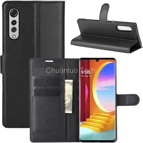 Book Style PU Leather Case Cover for LG Velvet 4G Flip Wallet Phone Bags Cases with Stand for LG Velvet 5G