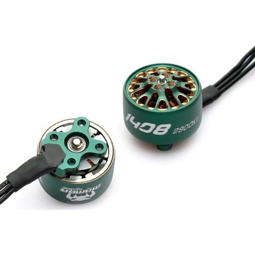 DIATONE MAMBA TOKA 1408 2900KV 4S 4100KV 6S Brushless Racing Motor Green for RC FPV Racing 3-4inch Cinewhoop Ducted Drones DIY