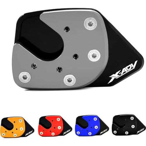 For HONDA XADV X-ADV 750 2017 2018 X ADV Motorcycle Accessories Kickstand Foot Side Stand Enlarger Support Plate Pad Extension 4