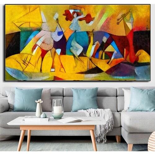 Large Full Round Square Diamond Painting 5D Diamond Embroidery Famous Classic Abstract By Picasso Wedding DecorationsZP-3077