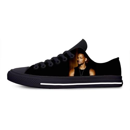 Movie star Will Smith Hot Cool Fashion Casual Cloth Shoes High Quality Breathable Lightweight Sneakers 3D Print For Men Women