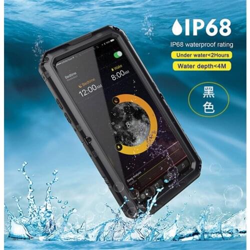 Metal Armor Case For iPhone 7 8 6 6s Plus X XS Max 7 8 Plus Waterproof 360 Full Body Cover For Apple iPhone X XR Case Shockproof