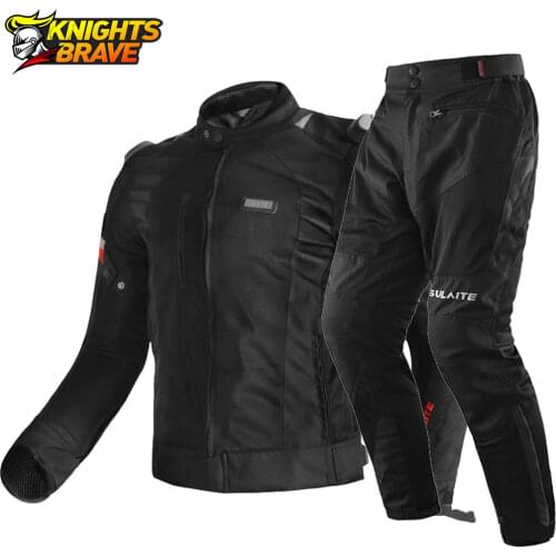 Motorcycle Jacket Summer Breathable Mesh Jaqueta Motociclista Protective Gear Moto Motorcross Clothing Motorbike Jacket Black