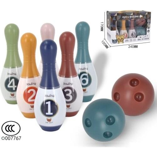 Children Large Bowling Game Set Indoor Outdoor Leisure Sports Parent-child Interactive Entertainment Exercise Bowling Kids Toy