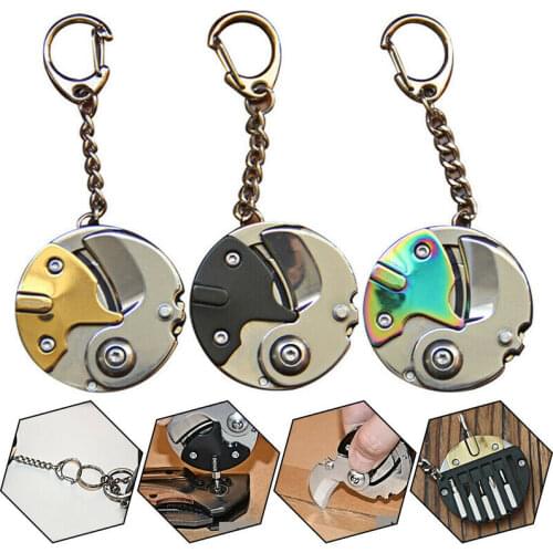 Portable Mini Folding Pocket Multi Function Tools Coin Keychain Outdoor Military Screwdriver Plier Cutter novelty gifts
