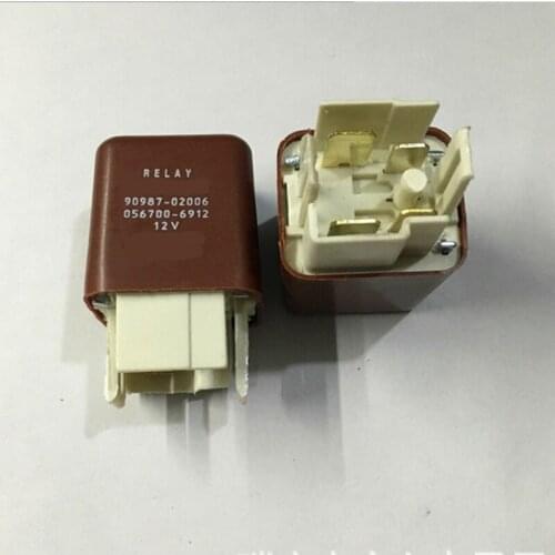 Relay 12V 4 Pins For Toyota Water tank Fan relay 90987-02006 9098702006