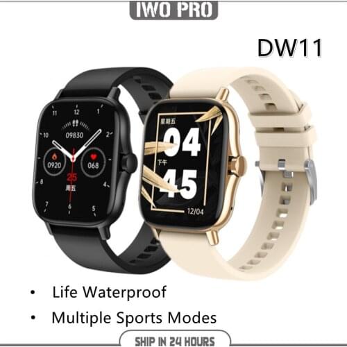 IWO PRO DW11 1.63inch smart watch DIY background Bluetooth Call Music Play Smart Bracelet for apple android PK iwo 13 W46