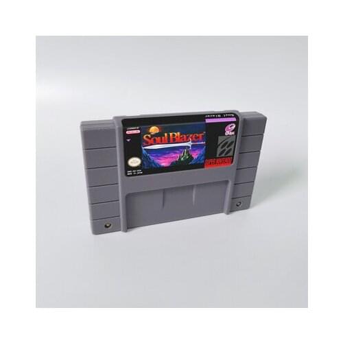 Soul Blazer SoulBlazer - RPG Game Card US Version English Language Battery Save