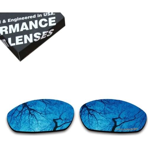 ToughAsNails Resist Seawater Corrosion Polarized Replacement Lenses for Oakley Whisker Sunglasses Midnight Blue (Lens Only)