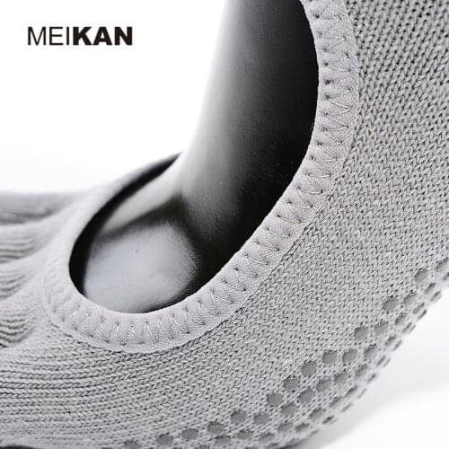 Ladies full toe open back yoga socks five fingers separate non slip dig socks