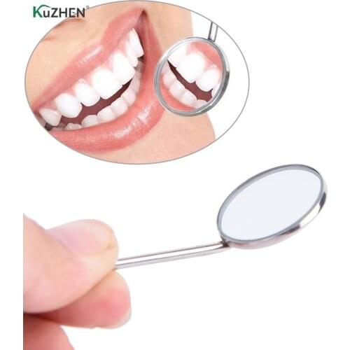 1PCS Dia 24mm Dental Mouth Mirror Reflector Dentist Equipment Stainless Steel Dental Mouth Mirror