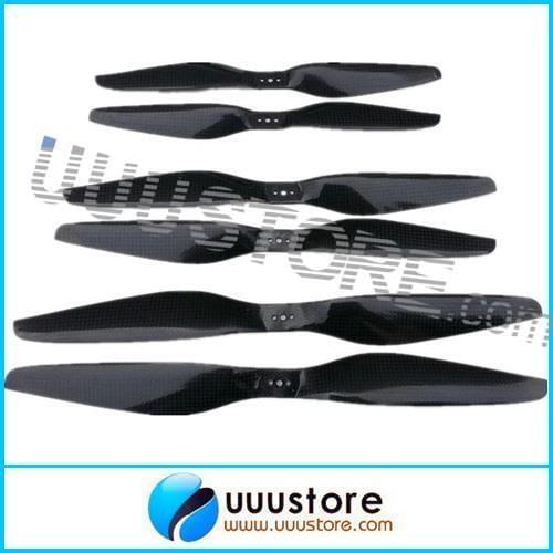 2PCS 3K FPVOK Carbon Fiber CF Propeller 8055 9055 1055 1255 1355 1455 For RC Quadcopter