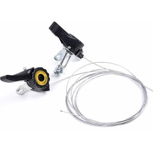 2PC High Quality Bicycle Shifter Speed Universal Lever Mountain Bike With Cable Trigger Riding Cycling Accessories