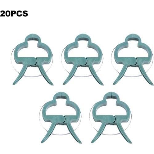20PCS Gardening Clip Flower fixed Plant Garden Clip Gardening Clip Plant Grafting Clip Plant Flower Seedling Stem Support Tools