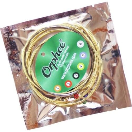 2018 Acoustic Guitar String Hexagon Carbon Steel&Phosphorus Bronze Strigning For Guitarra Bass Parts & Accessories