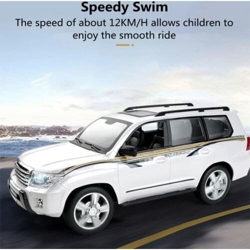 42CM Big Size Simulation Comercial PRADOS RC Car 4CH Four-wheel-drive With Bright Light 20Mins Endure 80M Distance RC Toy