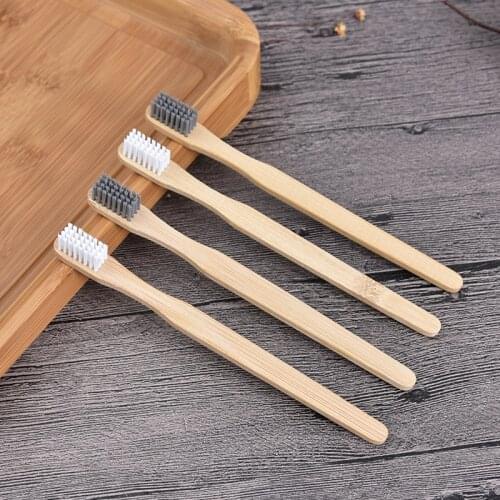6 PCS Bamboo Toothbrushes Soft Bristles Eco Friendly Cepillo Dientes Bambu Oral Care Toothbrush Clareador De Dente