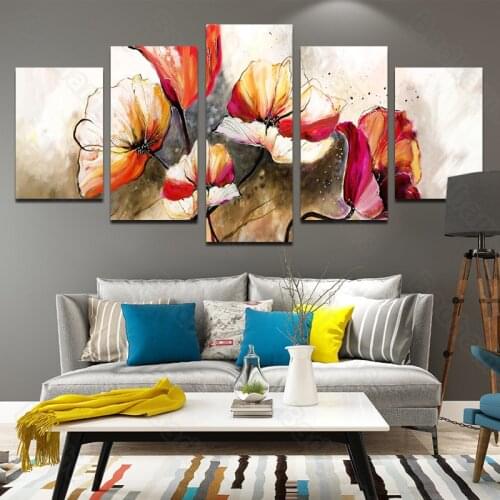 Living Room Decoration Frame Painting Bedroom Mural Sofa Background Wall Still Life Porcelain Flowers Blooming Flowers
