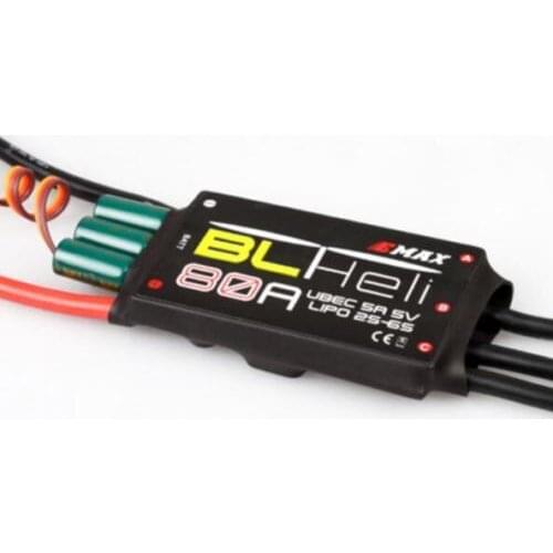 ESC 80A BLHeli UBEC 3A/5V 2S-6S multirotor drone brushless speed control