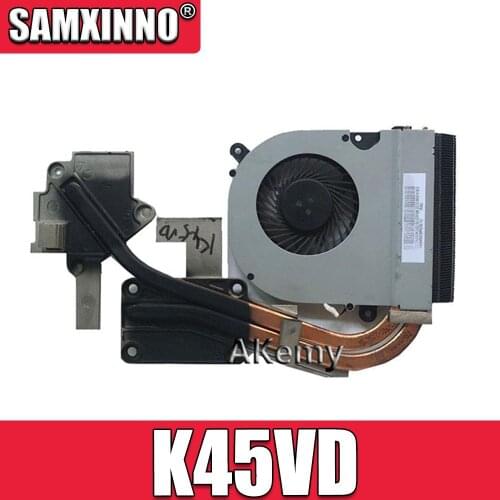 Amazoon Original For ASUS K45V K45VD K45VS K45VM A45V A45VD A45E Laptop Cooling CPU GPU HEATSINK FAN 13GN7410M020