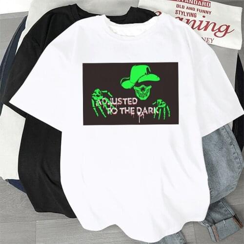 Women Hot Sale Basic Clothes Summer Loose Fashion Short Sleeve Printed Cartoon Tshirt Female White Tee Tops Graphic T-shirt