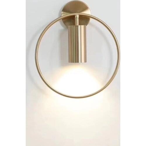 Loft nicho de parede arandela wood corridor living room dining room wall lights for home bedroom lamp