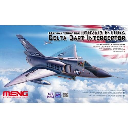 Meng Model 1/72 DS-006 Convair F-106A Delta Dart Interceptor