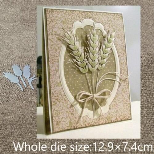 XLDesign Craft Metal Cutting Dies stencil mold 3pcs Wheat ears decoration scrapbook Album Paper Card Craft Embossing die cuts