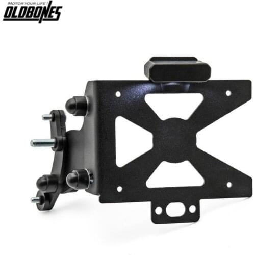 Motorcycle Fender Eliminator Side Tidy Kit License Plate Frame With LED For BMW R Nine T r9t 1200 SCRAMBLER 2014 15 16 17 18 19