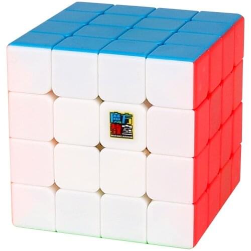 Moyu Meilong 4x4 Cubing Speed Magic Puzzle Strickerless 4x4x4 Neo Cubo Magico 59mm Mini Size Frosted Surface Toys for Children