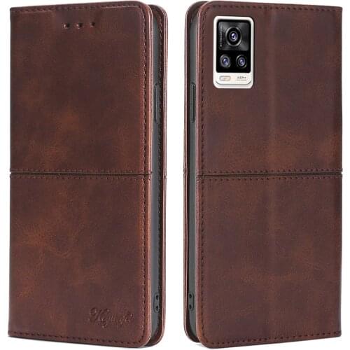 Luxury Leather Flip Case for VIVO V20 6.44inch Leather Phone Cover Card Slots Protective for VIVO V20 V2025 Phone case Fundas