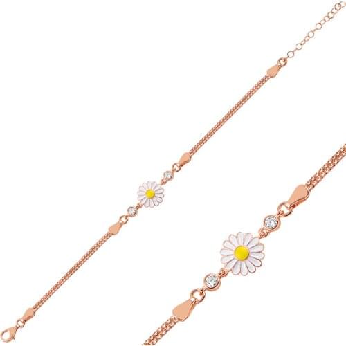 Silver Daisy Bracelet