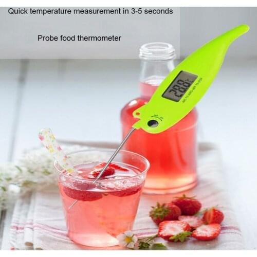 Folding Digital Food Thermometer Kitchen Thermometer Meat Water Milk Cooking Probe BBQ Electronic Oven Waterproof Kitchen Tools