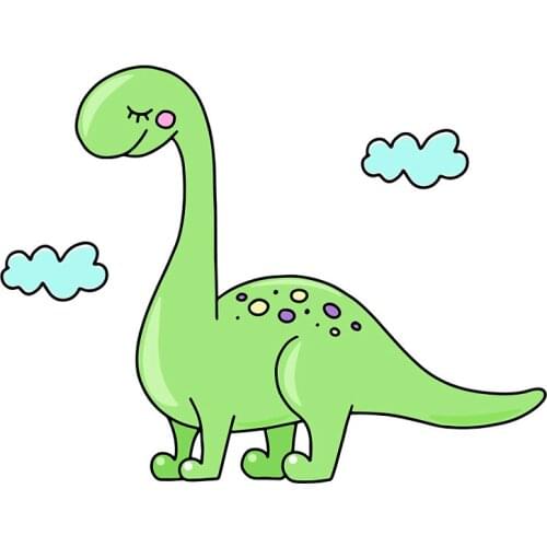 JuYouHui Exterior Accessories Decal Creative Long Necked Dragon Car Stickers Motorcycle Vinyl Decals Cover Scratches PVC 15cm