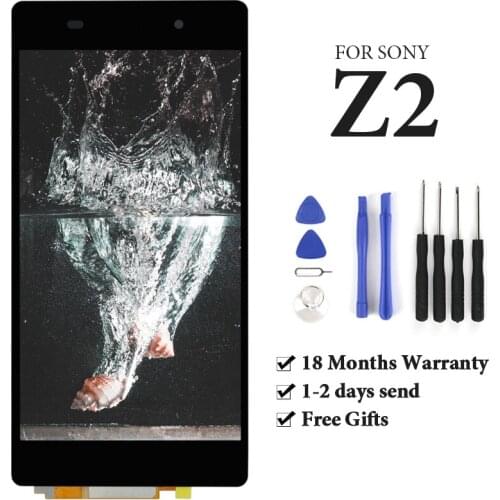 Good Quality For Sony Xperia Z2 LCD Display With Touch Screen With Frame Assembly Replacement For Sony Xperia Z2 LCD D6502 D6503