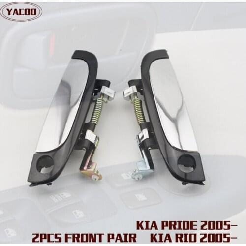 1PAIR FRONT EXTERIOR DOOR HANDLE FOR KIA RIO OEM:82650-1G000 82660-1G000