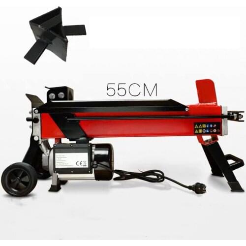 1PC 8T Wood Splitting Machine Hydraulic Logging Wood Cutting Machine HLS8T-52 Wood Splitting Machine Woodworking Small Tool 220V