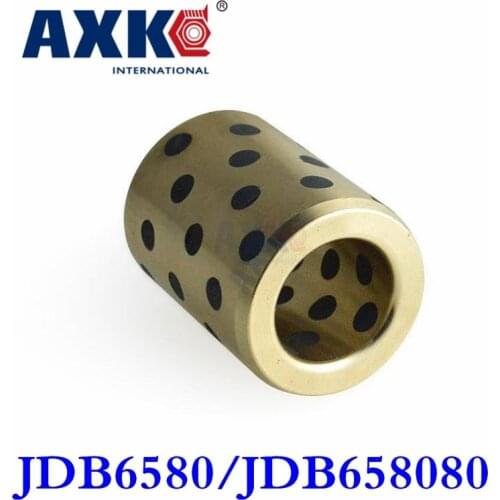 2019 Jdb6580/jdb658080 (id*od*l=65*80*80mm) Oilless Bearing| Self-lubricant Impregnated Graphite Brass/copper Flange Bushing