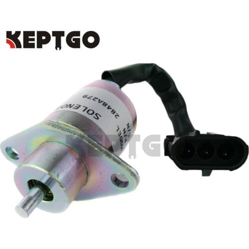 2848A279 Fuel Shutdown Stop Solenoid For Perkins 700 Series UB704 Diesel Engine SA-4934-12 2848A271 2848A275 12V