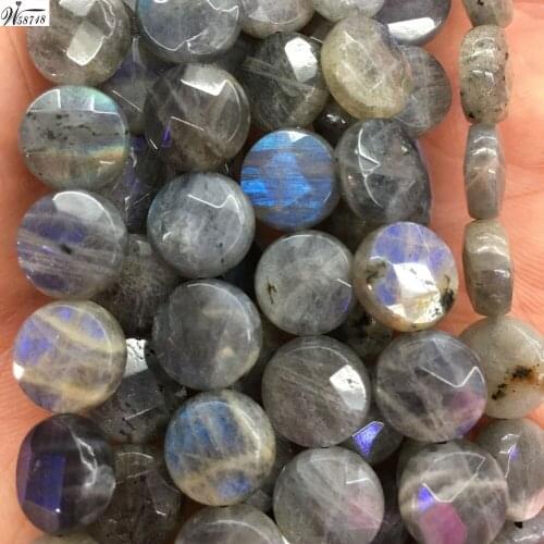 8mm 10mm 12mm 14mm Faceted Facted Natural Labradorite Round Art Loose Beads 11pcs FG8645