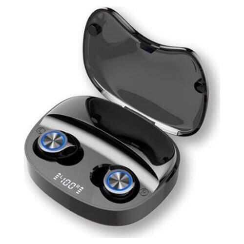 TWS wireless bluetooth headset sports waterproof with microphone stereo in-ear earplugs suitable for outdoor music driving calls