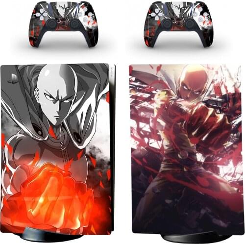 One Punch Man PS5 Digital Skin Sticker for Playstation 5 Console & 2 Controllers Decal Vinyl Protective Skins