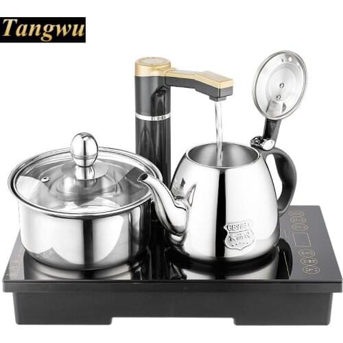 Electromagnetic tea furnace automatic upper water electric kettle three - one set induction for brewing