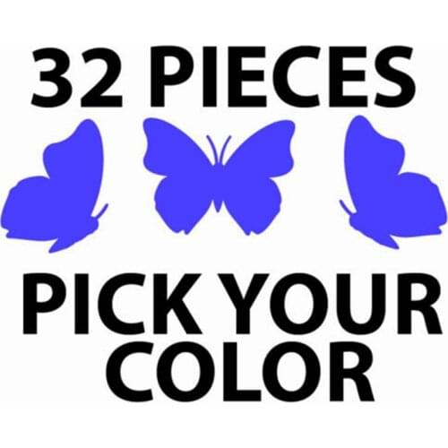 Наклейки бабочки на стену Kasamanis China At AliExpress