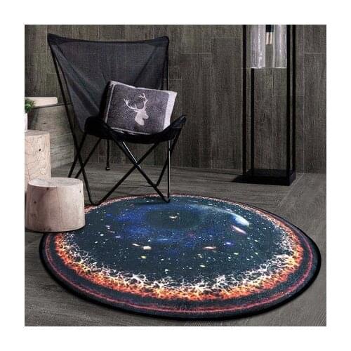 Creative Space Star Carpet Cartoon Bedroom Living Room Home Decorative Computer Chair Mats